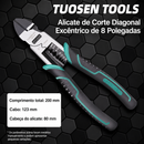 Alicate Profissional para Corte, Bico e Uso Geral – Max Titanium