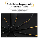 Guarda-Chuva Automático Abre e Fecha Reforçado Anti-Vento com Proteção UV