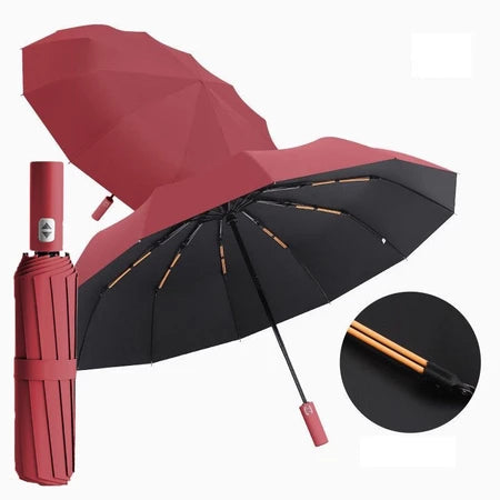 Guarda-Chuva Automático Abre e Fecha Reforçado Anti-Vento com Proteção UV