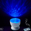 Abajur Projetor de Ondas do Mar com Caixa de Som e Luz LED