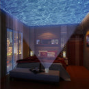 Abajur Projetor de Ondas do Mar com Caixa de Som e Luz LED